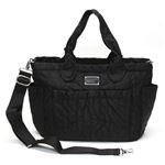 MARC BY MARC JACOBS（マークバイマークジェイコブス） M3PE045 80001 Black Pretty Nylon Elizababy パスケース＆オムツ替えマット付 ショルダーバッグ マザーズバッグ ベビーバッグ ≪2015AW≫ A4サイズ対応