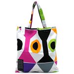 marimekko（マリメッコ） SILVER MEDAL BAG 62420 162 J COCKTAIL カクテルグラスモチーフ ファブリック トートバッグ エコバッグ