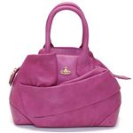 Vivienne Westwood（ヴィヴィアンウエストウッド） カウレザー ハンドバッグ POCKET YASMINE 6585 421 FUXIA