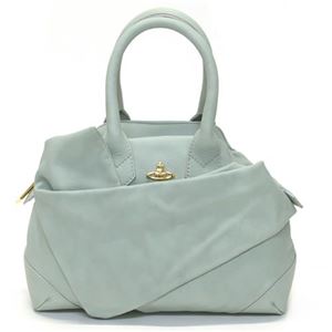 Vivienne Westwood（ヴィヴィアンウエストウッド） カウレザー ハンドバッグ POCKET YASMINE 6585 224 SKY