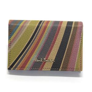 Paul smith（ポールスミス） レディズ 名刺入れ カードケース ヴィンテージスワール／マルチカラー ≪2013AW≫ WJXA 4152 V26R 1V Swirl