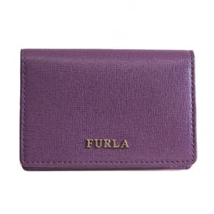 Furla（フルラ） BABYLON 777052 PN74 B30 SAFFIANO AUBERGINE バビロン カードケース 名刺入れ サフィアーノレザー ≪2015AW≫