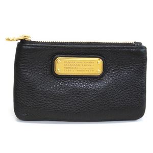 MARC BY MARC JACOBS（マークバイマークジェイコブス） M0005359 1 Black New Q Key Pouch Black キーリング付 コインケース マルチポーチ ≪2015AW≫