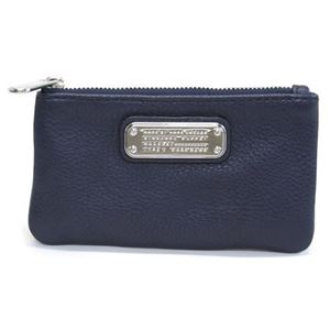 MARC BY MARC JACOBS（マークバイマークジェイコブス） M0005359 484 India Ink New Q Key Pouch Black キーリング付 コインケース マルチポーチ ≪2015AW≫