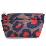 MARC BY MARC JACOBS（マークバイマークジェイコブス） M0007348 286 Arizona Clay Multi Coated Printed Canvas Perfect Pouch レオパードプリント ビニールコーティングキャンバス コスメポーチ ≪2015AW≫