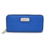 MARC BY MARC JACOBS（マークバイマークジェイコブス） M0005350 435 Neptune Blue New Q Slim Zip Around ラウンドファスナー長財布 イタリアンカウレザー ≪2015AW≫