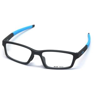 OAKLEY（オークリー） メガネ フレーム OX8041-0156／CROSSLINK PITCH FR サテンブラック スカイブルー アジアンフィット