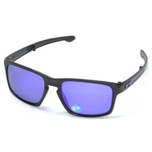 OAKLEY（オークリー） サングラス OO9246-07 SLIVER F マットブラック Violet Iridium Polarized （偏光レンズ）