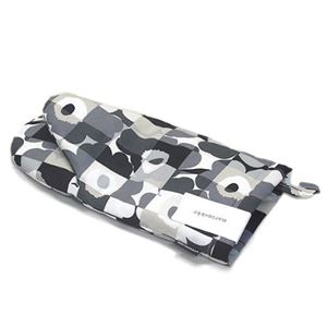 marimekko（マリメッコ） 67384 990 black／grey MINI RUUTU-UNIKKO OVEN MITTEN ミニウニッコ柄×チェック オーブンミトン 鍋つかみ