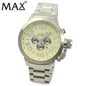 MAX XL WATCHES（マックス） 52mm FaceLine 堅牢なリューズガードとタフネスなルックスが魅力。ストリートカルチャーで注目を浴びるデカ系クロノグラフ・ウオッチ。 5-MAX459