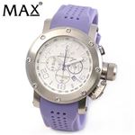 MAX XL WATCHES（マックス） 47mm FaceLine 堅牢なリューズガードが魅力。ストリートカルチャーで注目を浴びるPOPなクロノグラフ・ウオッチ。 5-MAX508