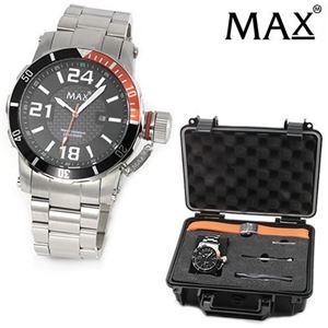 MAX XL WATCHES（マックス） チェンジ・ストラップがセットになったスペシャルエディション☆ダイバーズ・ウオッチ 5-MAX545