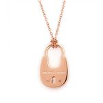 Michael Kors（マイケルコース） MKJ4635791 Rose Gold-Tone PadLock Pendant Necklace パドロック ペンダント ネックレス