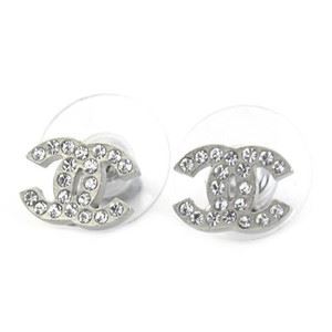 CHANEL（シャネル） A26210 CRISTAL COCO ココマーク CCロゴ クリスタル スタッド ピアス