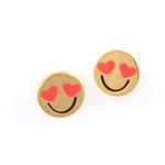 KATE SPADE（ケイトスペード） WBRUA979-006 Tell All Smitten Emoji Studs 絵文字デザイン ピアス