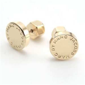 MARC BY MARC JACOBS（マークバイマークジェイコブス） Logo Disc Studs ロゴ ディスク ピアス M3PE521 711 80096 ORO