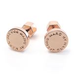 MARC BY MARC JACOBS（マークバイマークジェイコブス） Classic Marc Logo Disc studs クラシックマーク ロゴ ディスク ピアス M3PE521-715 80604 ROSE GOLD