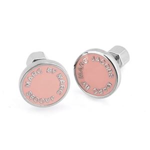 MARC BY MARC JACOBS（マークバイマークジェイコブス） M0003558-682 BLUSH Logo Disc-O Eenamel Logo Disc Studs エナメル ロゴ ディスク ピアス