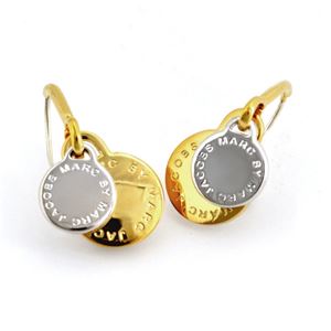 MARC BY MARC JACOBS（マークバイマークジェイコブス） M0007972-716 ORO MULTI Logo Disc-O Logo Disc Earrings ロゴ ディスク ピアス