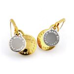 MARC BY MARC JACOBS（マークバイマークジェイコブス） M0007972-716 ORO MULTI Logo Disc-O Logo Disc Earrings ロゴ ディスク ピアス