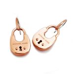 Michael Kors（マイケルコース） MKJ4632791 Rose Gold-Tone PadLock Earrings パドロック ピアス