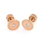 Michael Kors（マイケルコース） MKJ4670791 Pave Rose Gold-Tone Logo Stud Earrings パヴェ スタッド ピアス