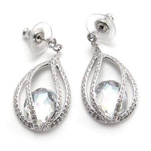 Swarovski（スワロフスキー） Megan ムーンライトクリスタル パヴェ ピアス 1062665