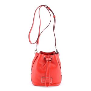 MARC BY MARC JACOBS（マークバイマークジェイコブス） M0007214-612 Cambridge Red New Too Hot To Handle Drawstring 巾着ポシェット ミニショルダーバッグ クロスボディ ≪2015AW≫