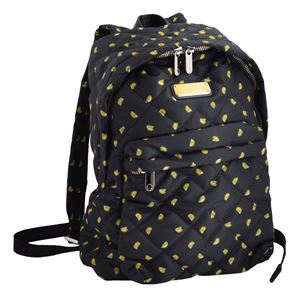 MARC BY MARC JACOBS（マークバイマークジェイコブス） M0007641 912 Lemon Print Crosby Quilt Nylon Printed Fruit Backpack クロスビー レモン柄 キルティング ナイロン バックパック リュックサック ≪2016SS≫ A4サイズ対応