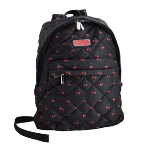 MARC BY MARC JACOBS（マークバイマークジェイコブス） M0007641 914 Cherry Print Crosby Quilt Nylon Printed Fruit Backpack クロスビー チェリー柄 キルティング ナイロン バックパック リュックサック ≪2016SS≫ A4サイズ対応