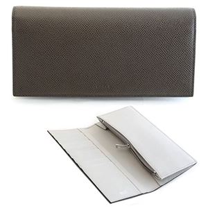 Bally（バリー） BALIRO.B 161 BARK 14／MOUSSE 14 ファスナー小銭入れ付 二つ折り長財布 型押しカーフ