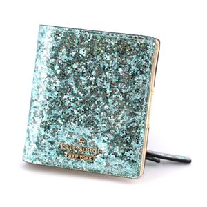 KATE SPADE（ケイトスペード） PWRU4535 402 Glitter Bug Small Stacy 二つ折りミニ財布 札・小銭・定期・カード入れ付