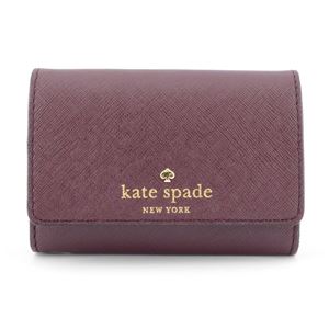 KATE SPADE（ケイトスペード） PWRU3897 588 Mulled Wine Cedar Street Darla キーリング付 マルチケース 小銭・定期・カード入れ付