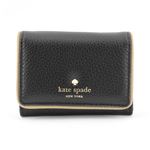 KATE SPADE（ケイトスペード） PWRU4665 64 Black／Gold Carlton Street Darla キーリング付 マルチケース 小銭・定期・カード入れ付