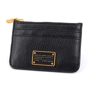 MARC BY MARC JACOBS（マークバイマークジェイコブス） M0007298-001 Black New Too Hot To Handle Lina Wallet カード収納ポケット付 コインケース 小銭入れ ≪2015AW≫