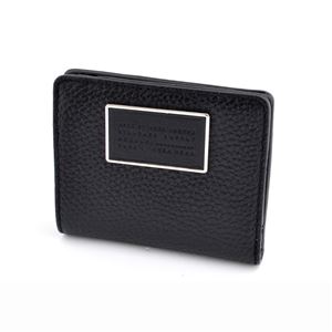 MARC BY MARC JACOBS（マークバイマークジェイコブス） M0007282 1 Black Ligero Emi Wallet パスケース付 二つ折り ミニ財布 ≪2016SS≫