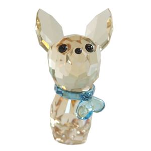 Swarovski（スワロフスキー） 5063330 Puppy - Oscar the Chihuahua キュートな子犬シリーズ チワワ 「オスカー」 クリスタル フィギュア 置物 - 拡大画像