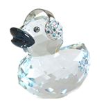 Swarovski（スワロフスキー） 5136374 Happy Duck - Snowflake ハッピーダック スノーフレーク ポインティアージュ イヤーマフ クリスタル フィギュア 置物