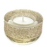 Swarovski(スワロフスキー) Shimmer Tea Light Golden Shadow クリスタルロック ティーライト キャンドルホルダー ゴールデンシャドウ 5108877