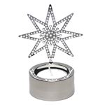 Swarovski（スワロフスキー） 5030477 Tea Light Silver Star シルバースター クリスタル ティーライトキャンドルホルダー