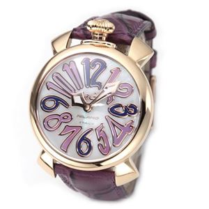 GaGa Milano（ガガミラノ） MANUALE 40MM 18K PVD（マヌアーレ） 独特の洗練されたデザインが魅力 注目人気ウオッチ ミディアムサイズ 5021.4