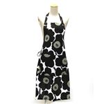 marimekko（マリメッコ）PIENI UNIKKO APRON ウニッコ柄 エプロン ホワイト×ブラック 64161 30 White/ Black