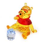 SWAROVSKI（スワロフスキー）1142889 Winnie the Pooh ディズニー くまのプーさん 「プーさんとハチミツの壺」 クリスタル フィギュア 置物