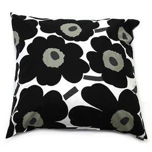 marimekko（マリメッコ）PIENI UNIKKO CUSHION COVER 50X50cm ウニッコ柄 クッションカバー 64163 30 white/black