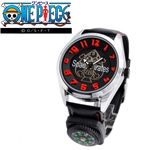 ONE PIECE（ワンピース）OP009A ログポース付 3Dインデックス ウォッチ 「ポートガス・D・エース」 メンズ 腕時計