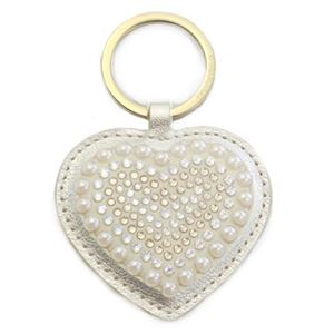 Swarovski（スワロフスキー） Betty Romantic Gold Heart Key Ring ハート型 クリスタル キーリング キーホルダー 5113125