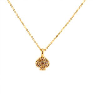 KATE SPADE（ケイトスペード） WBRUB651-922 Clear スペード パヴェ ネックレス/ペンダント Signature Spade Spade Necklace