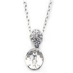 Swarovski（スワロフスキー） Vanita Oval Pendant クリスタル／クリスタル・パヴェ オーバル ペンダント ネックレス 5035876