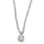 Tiffany（ティファニー） ソリティア ダイヤモンド ペンダント ネックレス 0.12ct 16in PT プラチナ 14001557