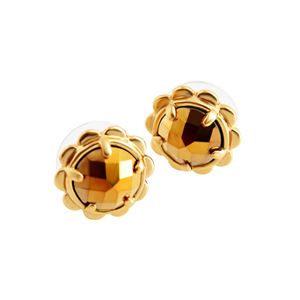 KATE SPADE（ケイトスペード） WBRUB974-711 Gold スカラップ クリスタル スタッド ピアス Scalloped Edge Studs